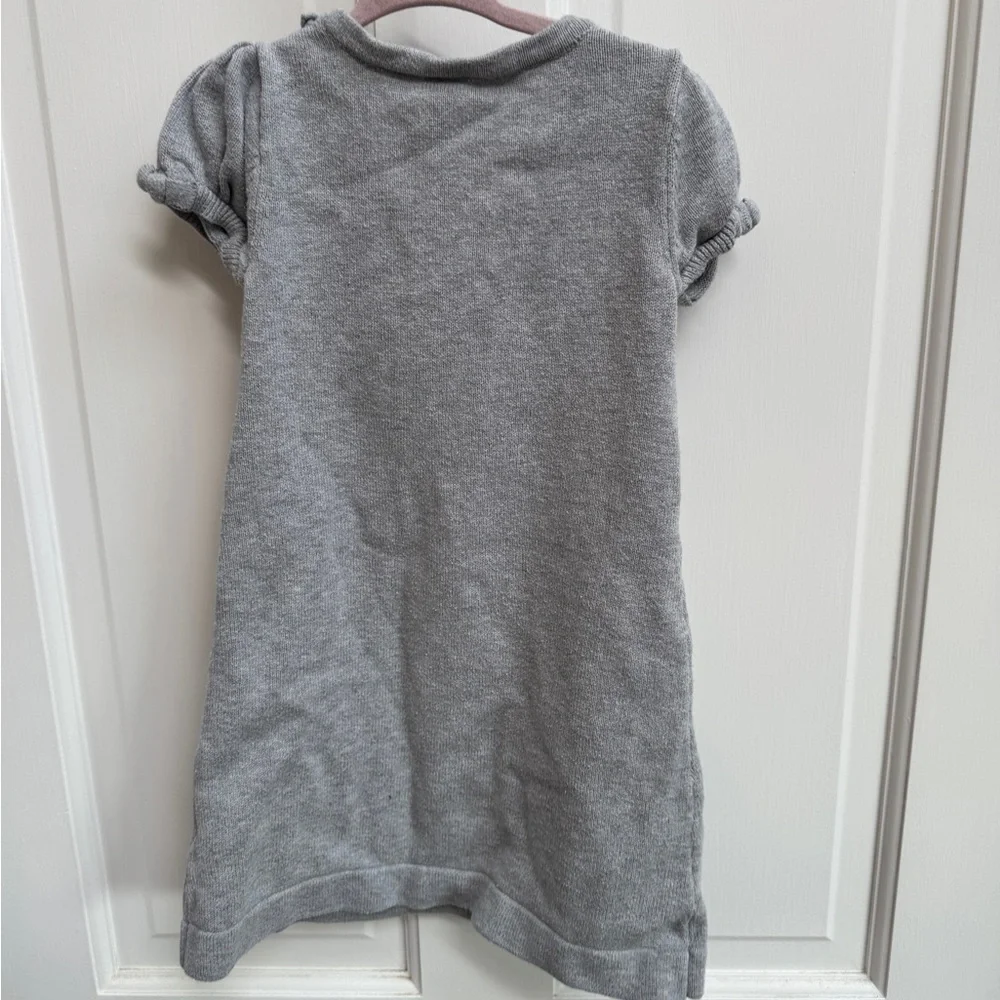 Cherokee 3T Girls Ruffle Collar Short Sleeve Sweater Dress
